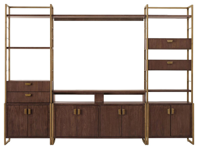 Pulaski Modern Harmony Entertainment Wall Transitional Pulaski Modern Harmony Entertainment Wall