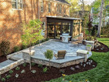 Traditional Patio by Renz Landscapes