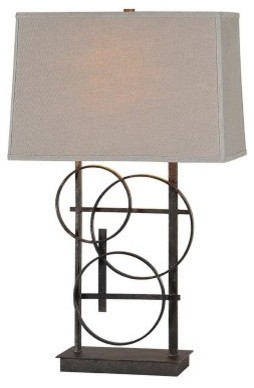 Ren-Wil Aria LPT445 Table Lamp - 26H in. Antique Bronze