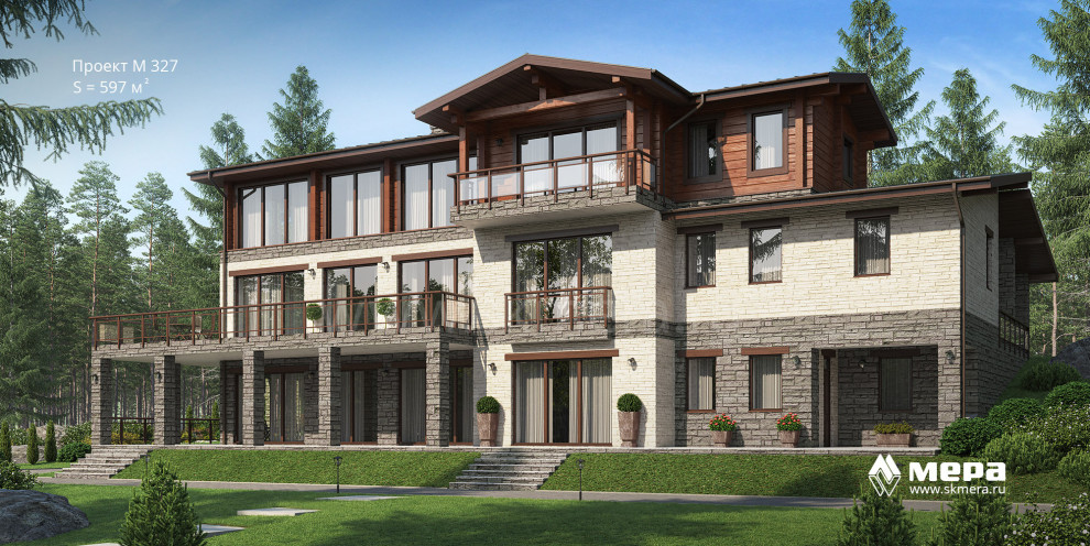 Проекты современных домов-шале