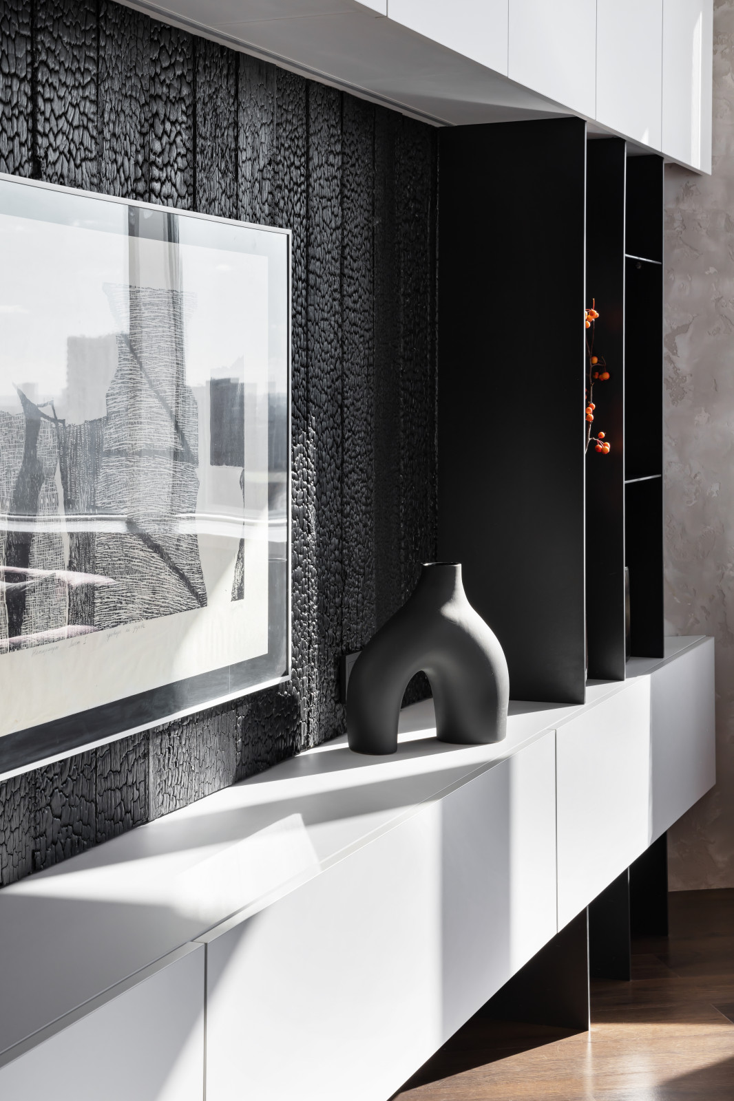 Современная квартира с индустриальный элементами