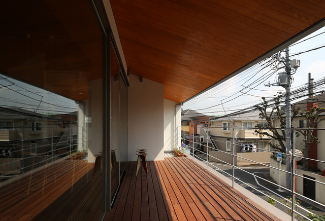 つなぎ梁の家 japonais-balcon