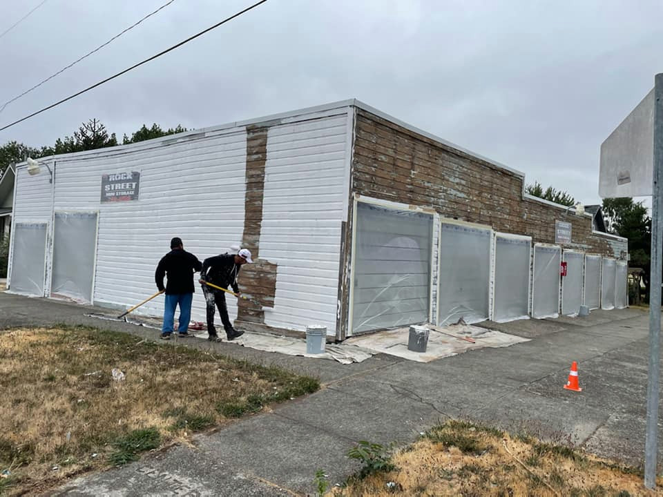 Storage Unit During Painting