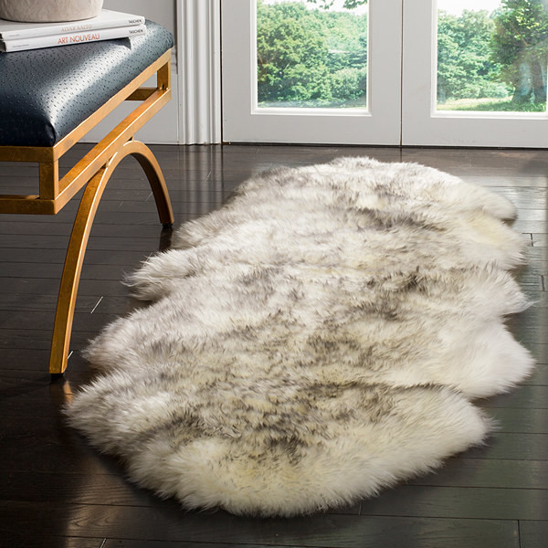 Safavieh Sheep Skin SHS121E Rug, 2'0" X 6'0" Runner Contemporary