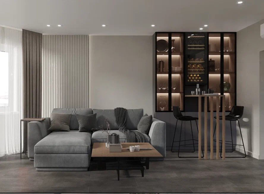 Планировка квартиры в стиле современный минимализм