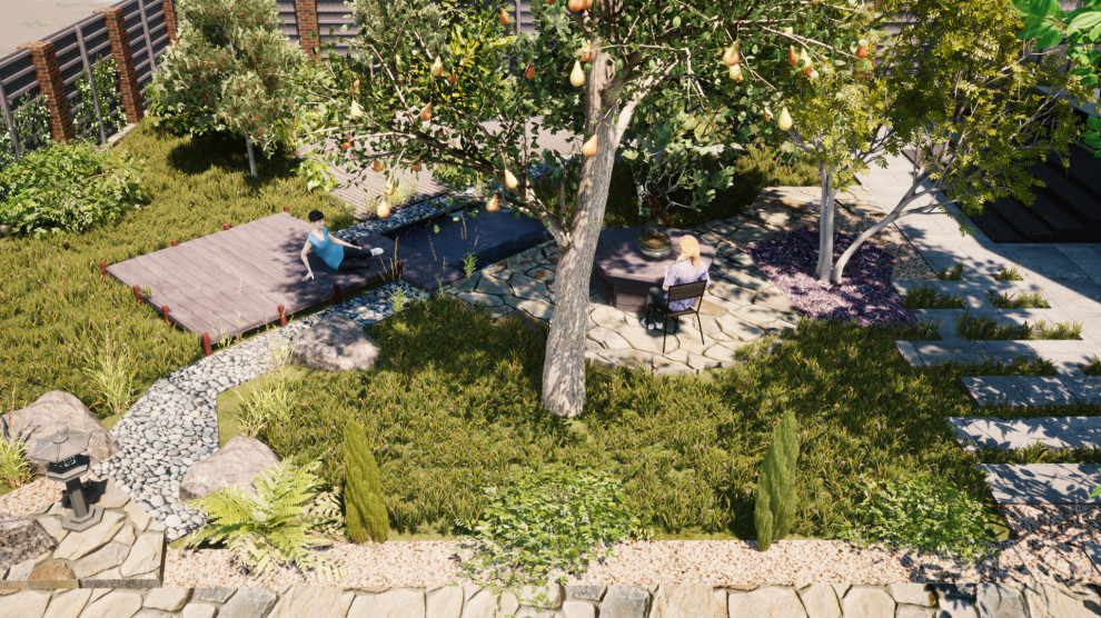 Благоустройство дачного участка. Сад в японском стиле