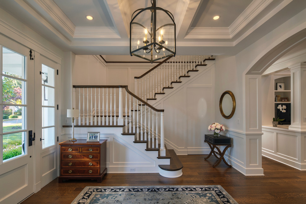 Design ideas for a traditional staircase in DC Metro.