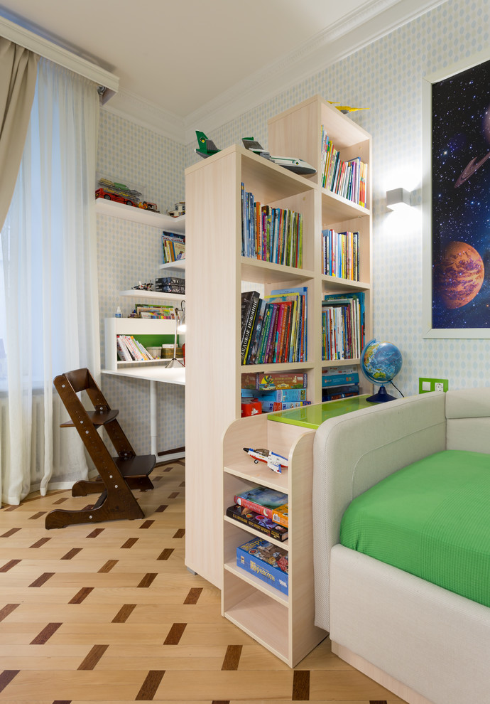 Зелёная детская комната