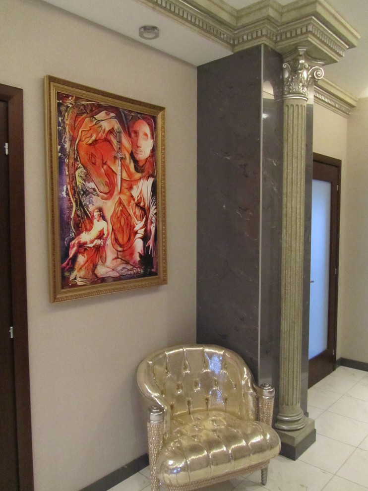 современная эклектика с элементами гламура и арт-деко