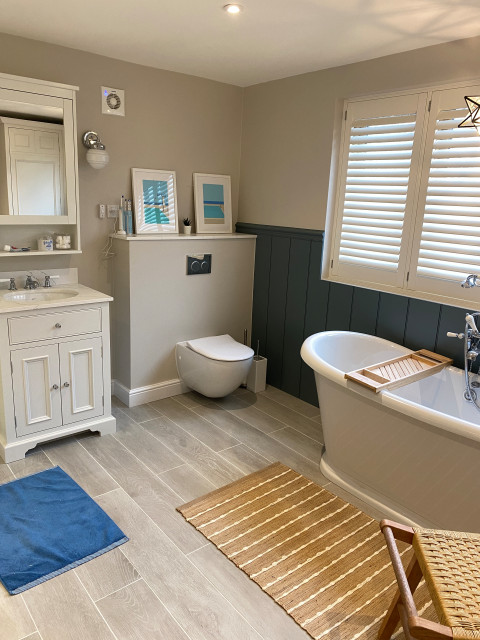 One Tree Hill Road contemporary-bathroom