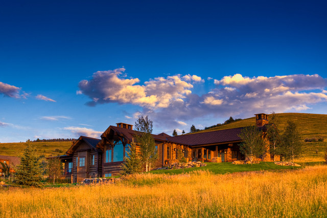 Bozeman residence rustic-exterior