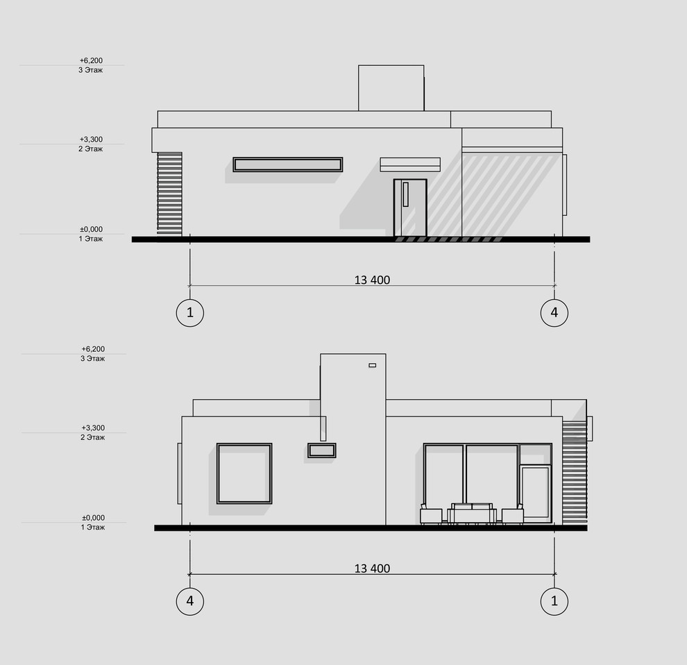 Конкурсный проект "Меандр-дом"