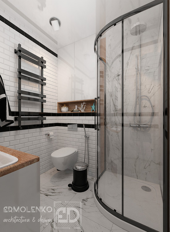 Квартира в Сочи ЖК "Раз, два, три". Санузел.