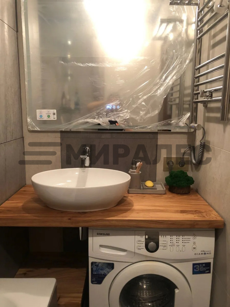 Столешница из карагача под раковину