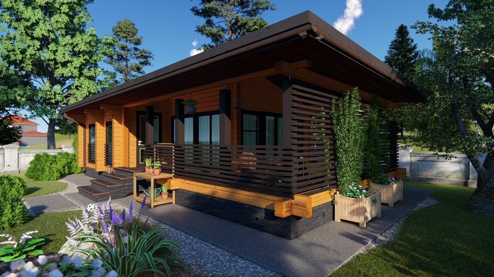 Баня из клееного бруса "Гринфилд"