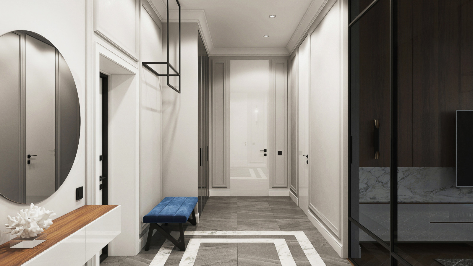 Дизайн элитной квартиры в центре Казани