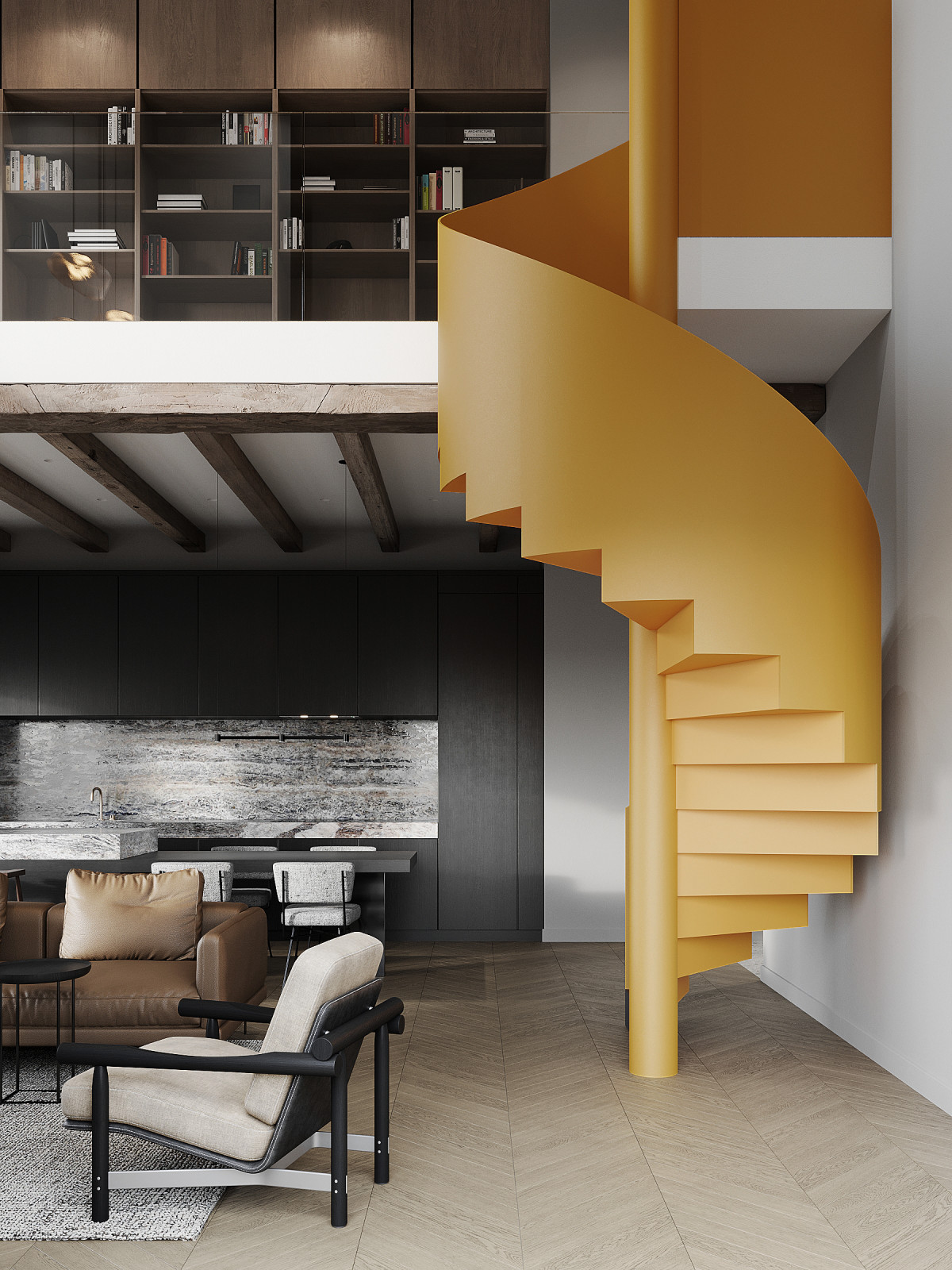 Современное шале в горах