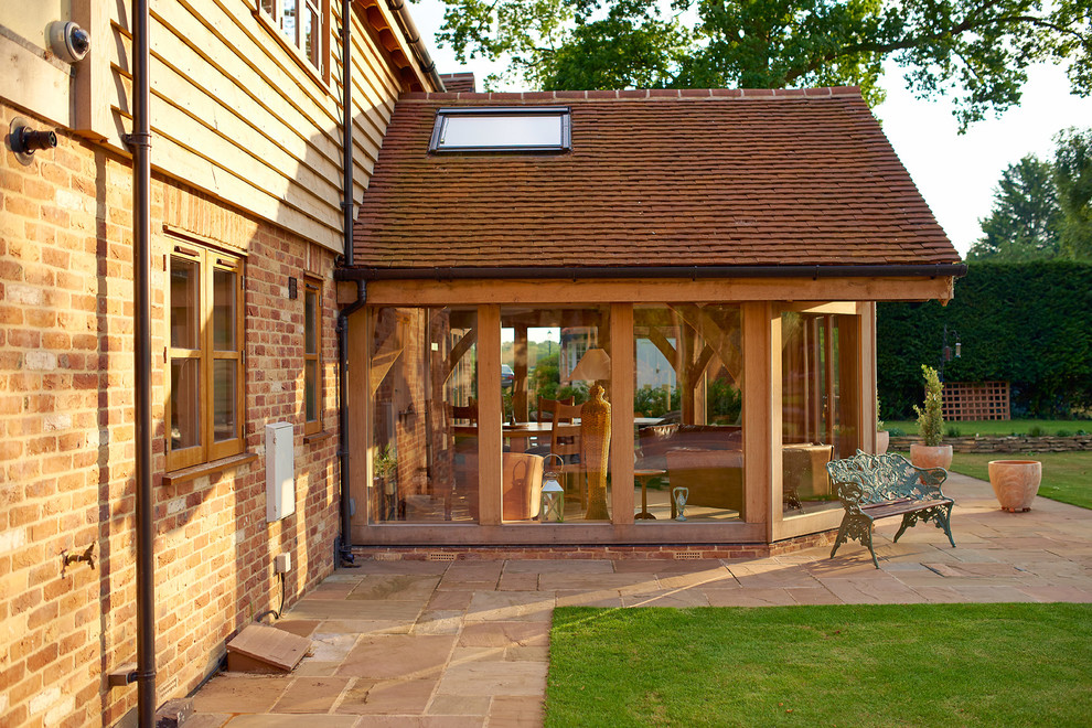 Photo of a traditional sunroom in West Midlands.