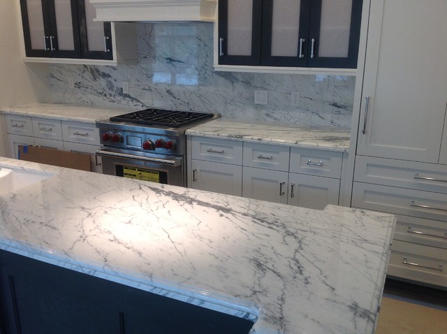 Marble Counter Tops Rustic Kitchen Salt Lake City By