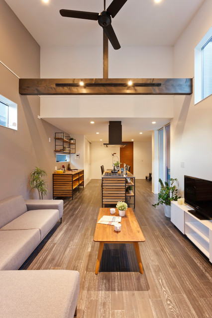 Wood＆Black インダストリアルキッチン moderne-salon