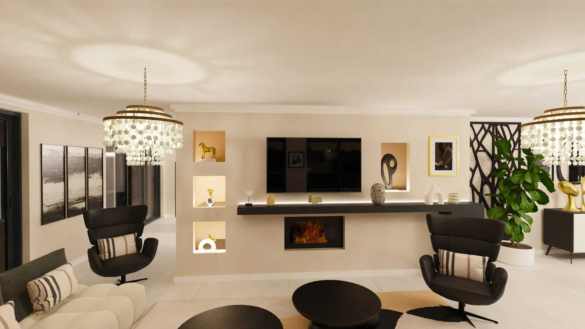 Pièce de vie Villa Alba