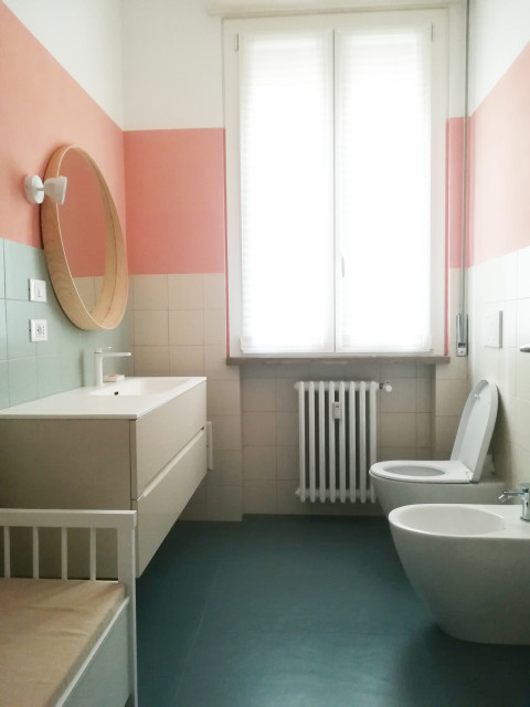 Casa A trendy-badevaerelse