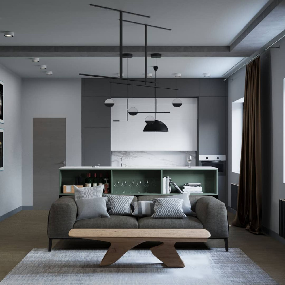 кухня гостиная