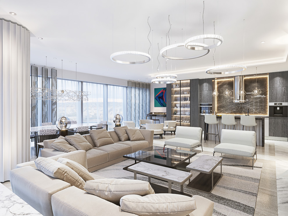 проект апартаментво башня "Сантк-Петербург" 267м2, в соавт с Коляков С.С. 2019