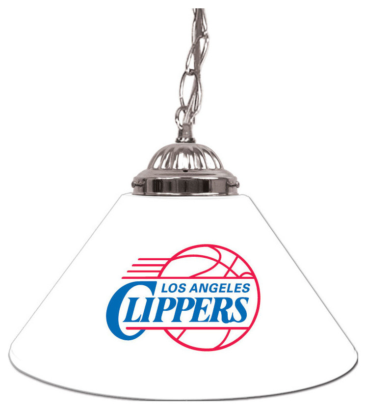 Los Angeles Clippers NBA Single Shade Bar Lamp - 14 inch