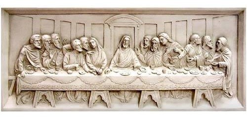 Last Supper Wall Relief 25 Religious Sculpture Traditional