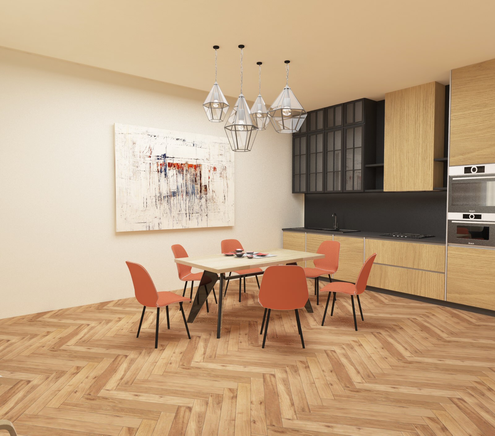 Проект трехкомнатной квартиры