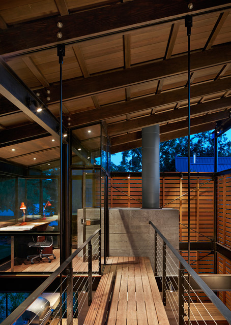 Hog Pen contemporary-corridor