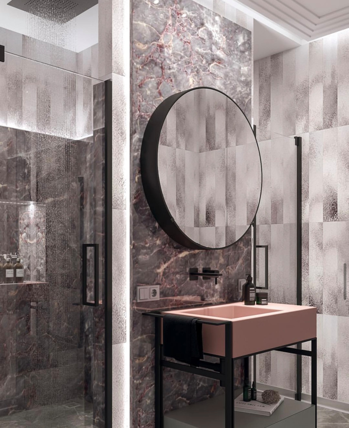 Проект ванной комнаты с сантехникой CIelo