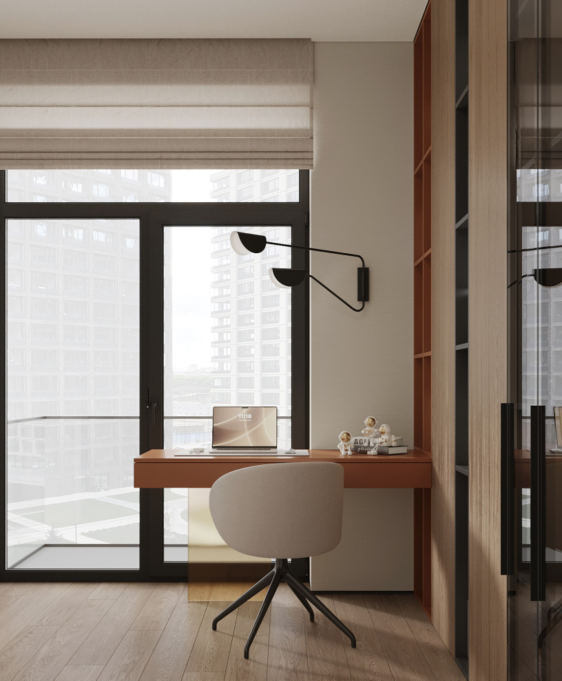 Брутальный интерьер квартиры 85 кв.м. в Москве. Проект