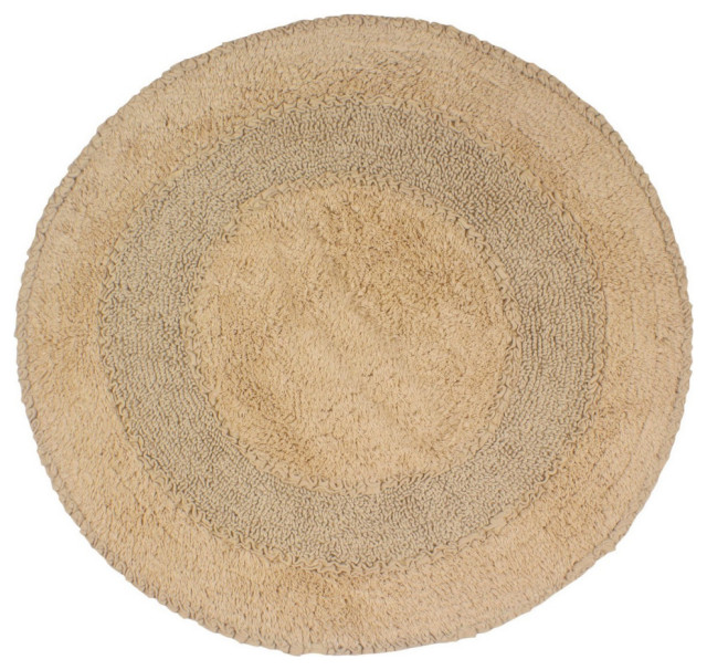 Radiant Round Bath Rug 30" Contemporary Bath Mats by Home Weavers