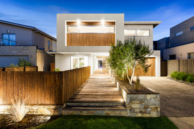 Clipper Quay contemporary-fasad