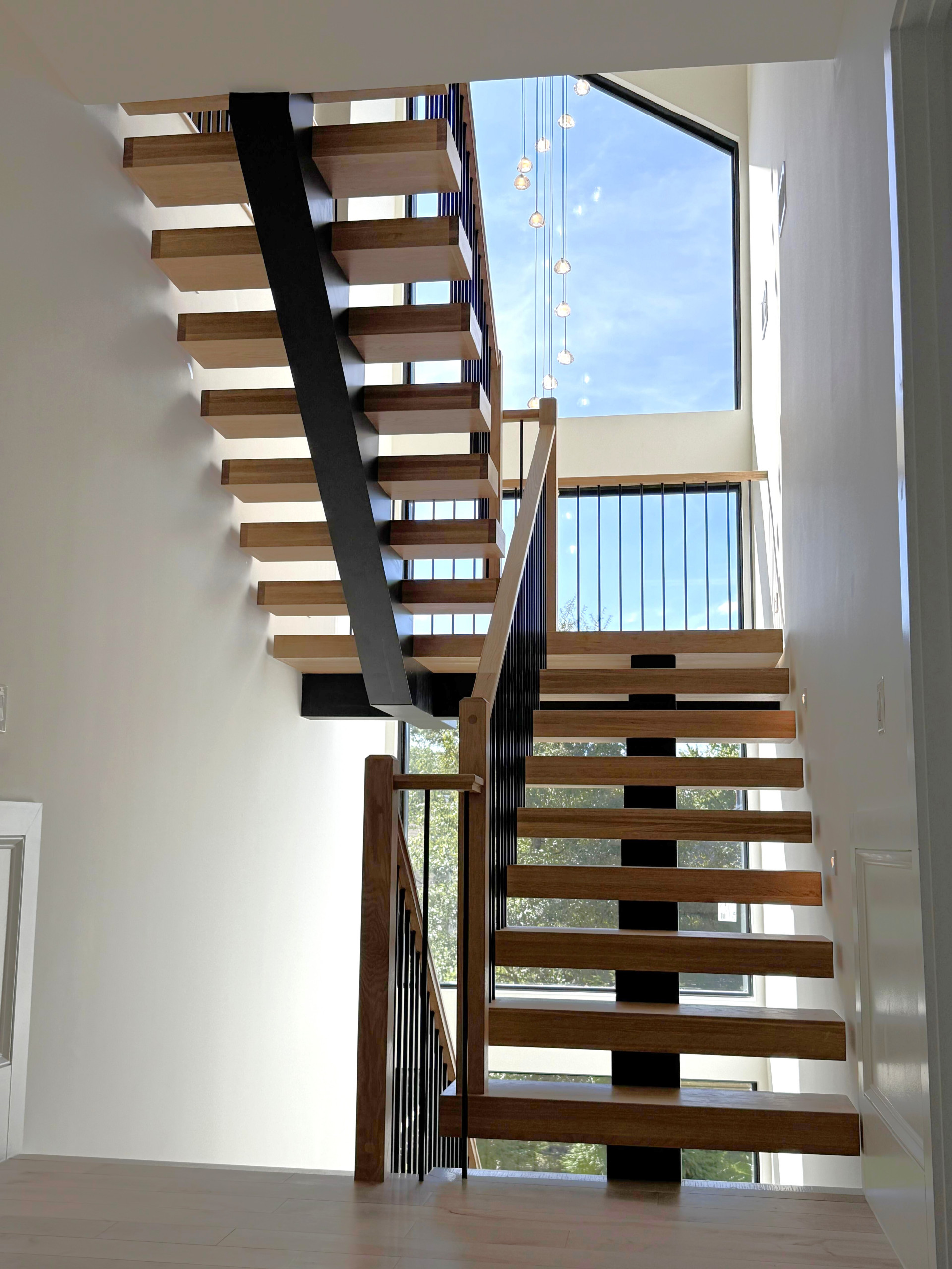 139_Four-Story Modern Staircase, Arlington, VA 22207