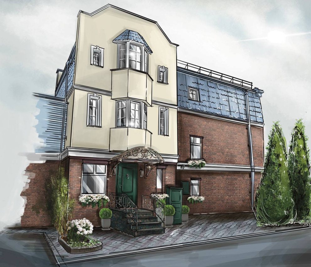 ЭСКИЗ-ПРОЕКТ РЕКОНСТРУКЦИИ ФАСАДА