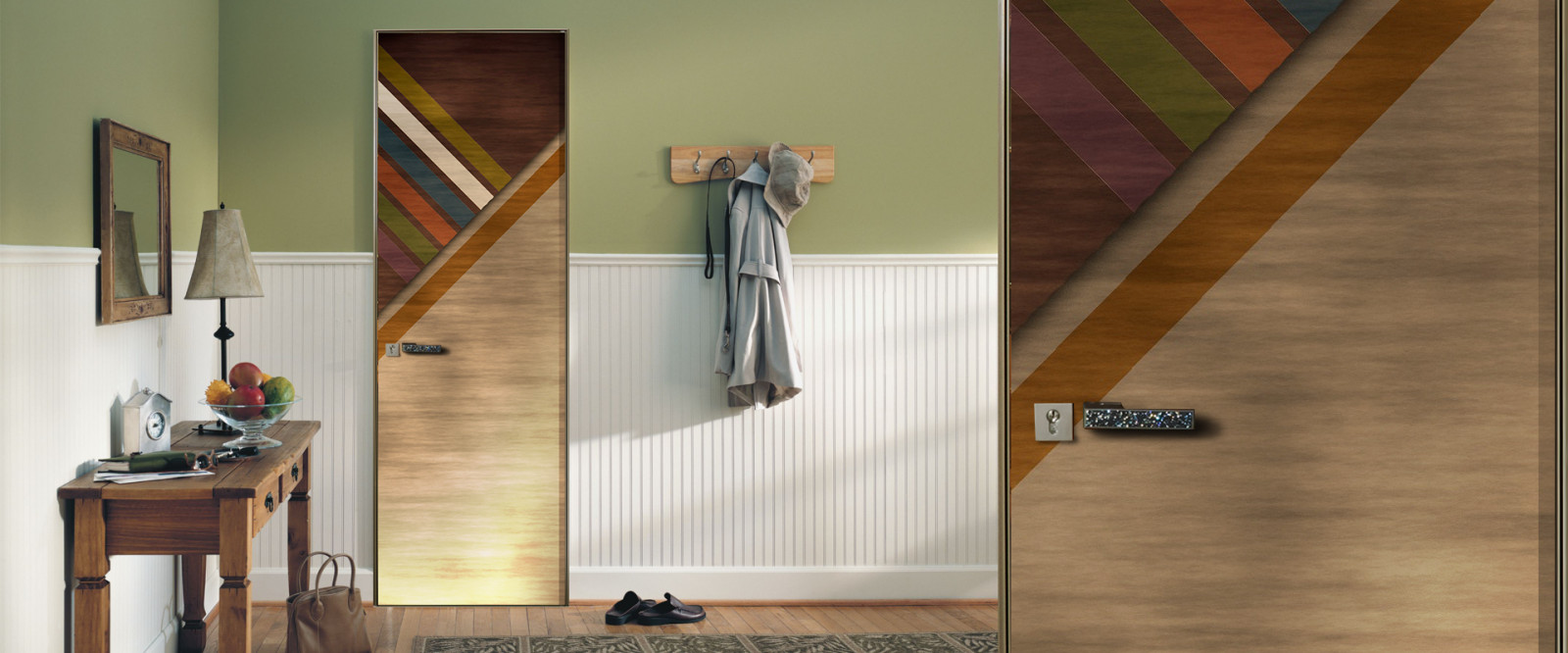 Exclusive glass doors