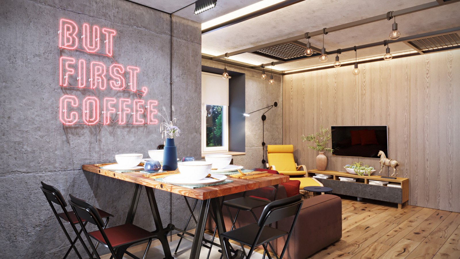 Дизайн-проект квартиры 100кв.м. для семьи из 4х человек в Северном парке