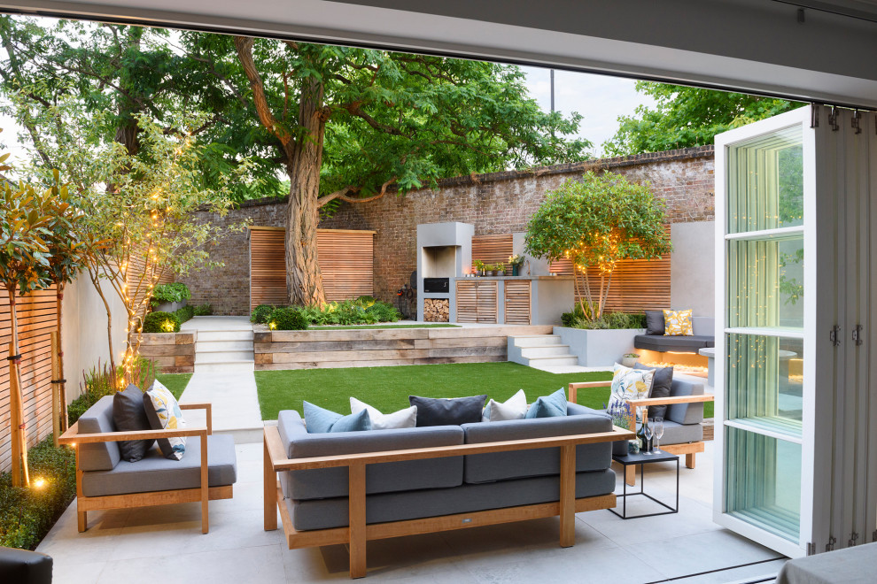 Zoned Garden For Entertaining - Contemporary - Patio - London - by ...