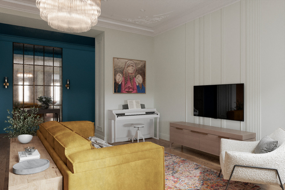 Проект в старом фонде в центре СПб. Ретро и винтаж.