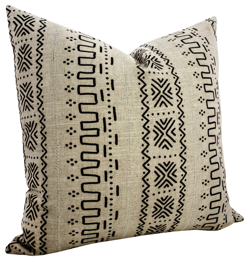 mudcloth floor pillow
