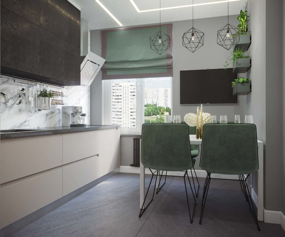 Дом Мегалит на Неве. Игра полос.