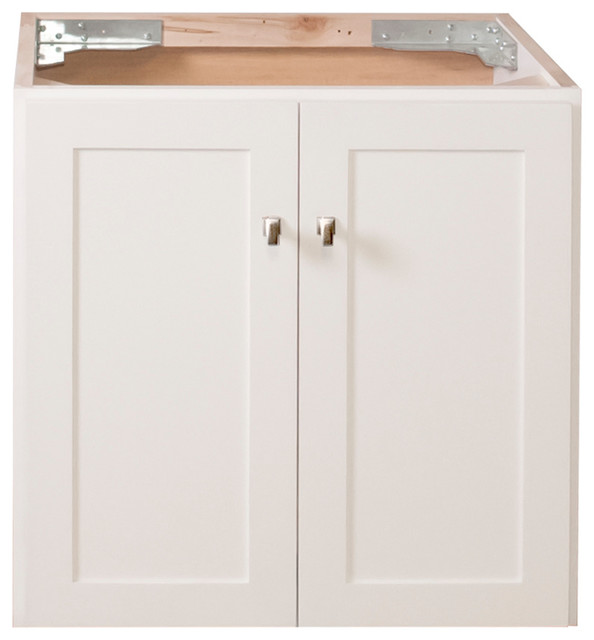 Woodpro Wall Mount Vanity, No Top Transitional Bathroom Vanities