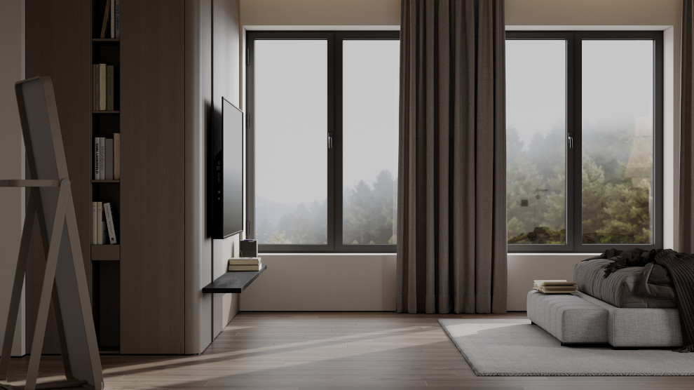 Мастер - спальня в загородном доме