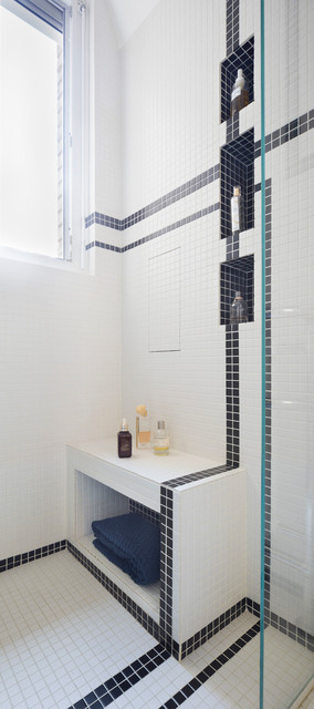Ecrin Art Deco &ndash; Paris 20 mid-century-badezimmer