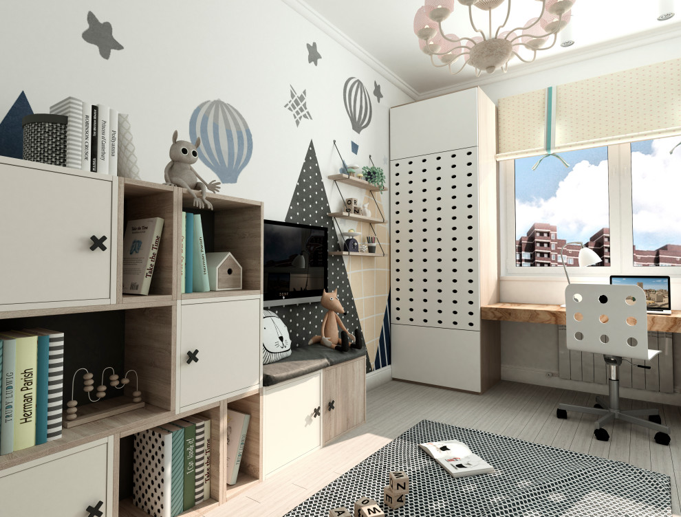 Трёхкомнатная квартира для молодой семьи с ребёнком.3 варианта.