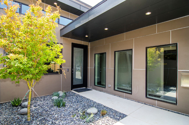 Bluffview trendy-hus-og-facade