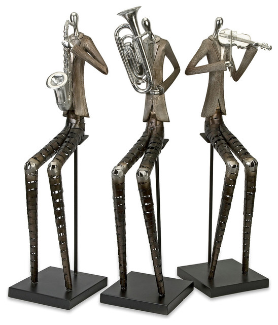 Sinatra 3 Piece Jazz Band Figurine Set Contemporary Decorative sinatra-3-piece-jazz-band-figurine-set-contemporary-decorative